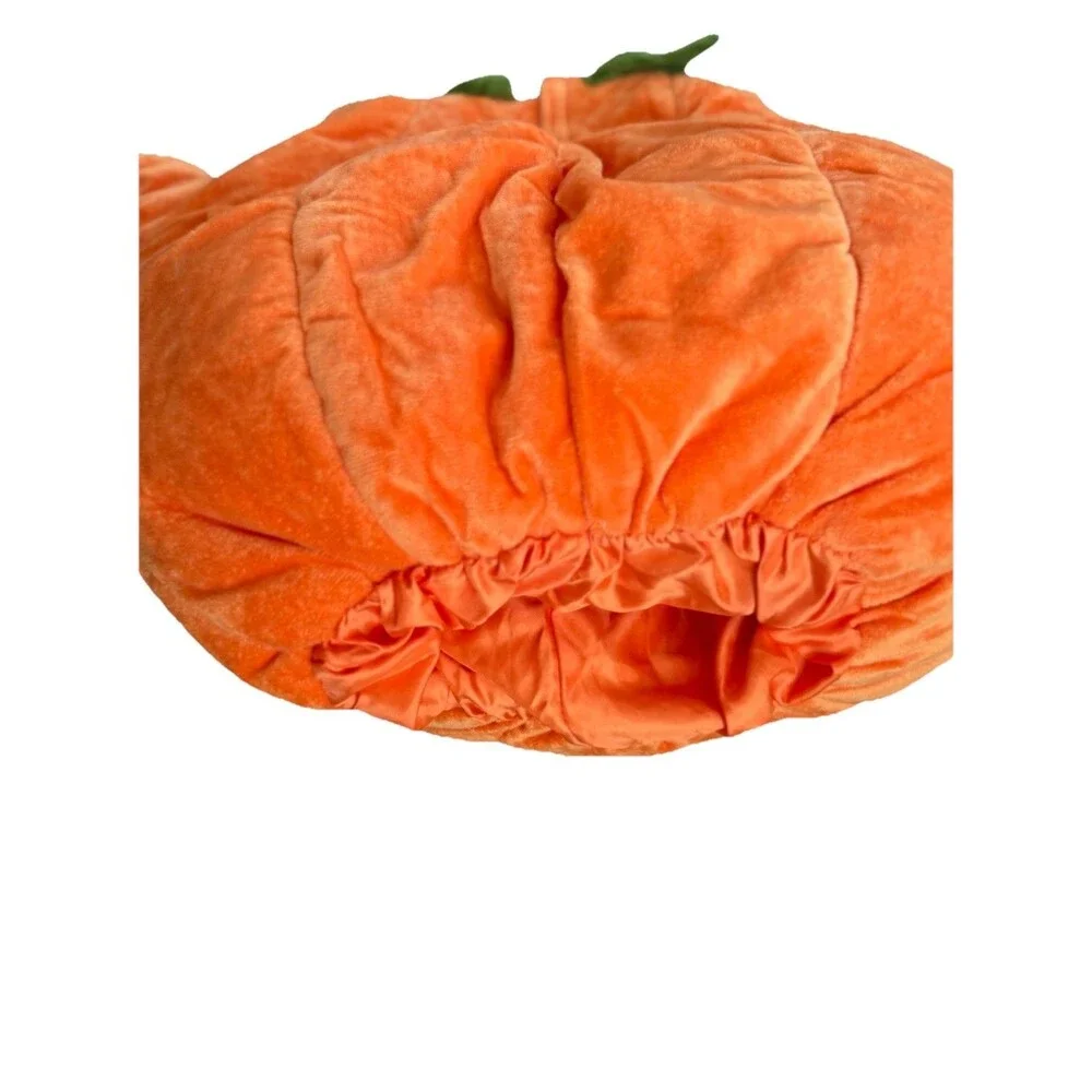 Pottery Barn Halloween Glow Pumpkin Toddler Costume 4-6 Jack O Lantern 2pc - Picture 7 of 7
